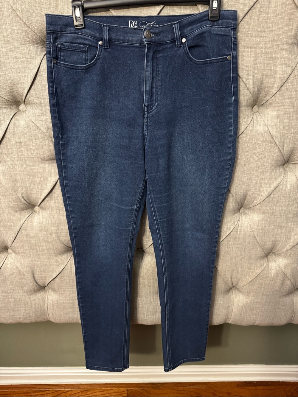 DG2 by Diane Gilman Dark Blue Skinny Jeans